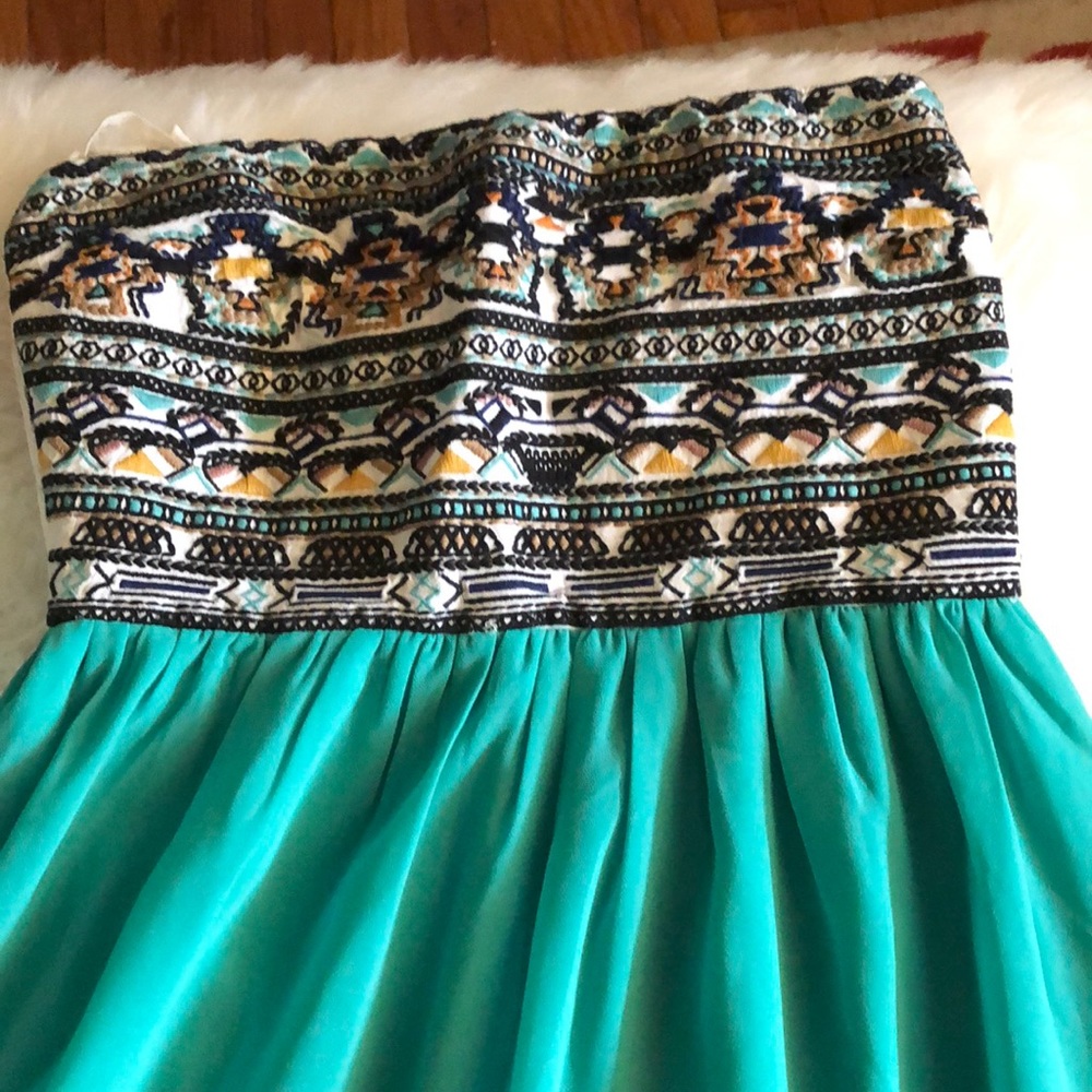 Boutique Full Length Strapless Dress